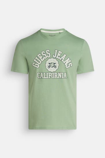 GUESS T-Shirt hellgrün