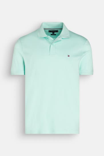 TOMMY HILFIGER Polo-Shirt aqua