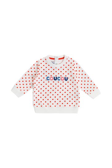 PETIT BATEAU Sweatshirt gepunktet