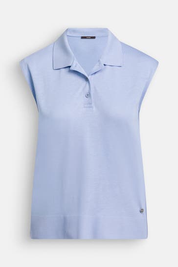 WINDSOR. Polo-Top graublau