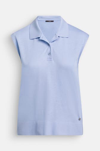 WINDSOR. Polo-Top graublau