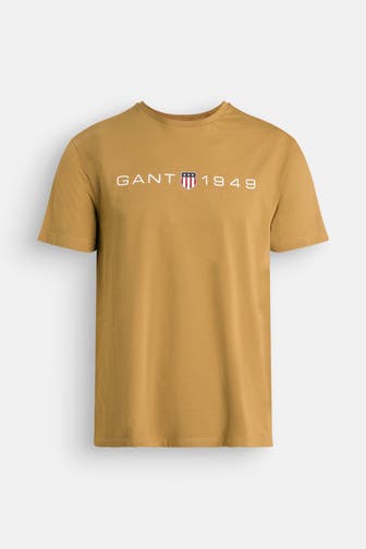 GANT T-Shirt gelbbraun