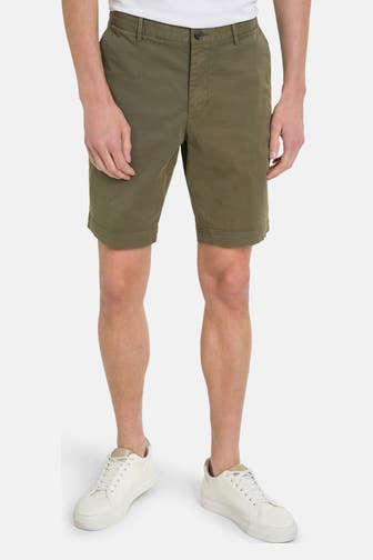 BOSS Chino-Shorts dunkelgrün