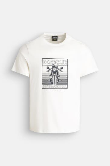 BARBOUR INTERNATIONAL T-Shirt ecru