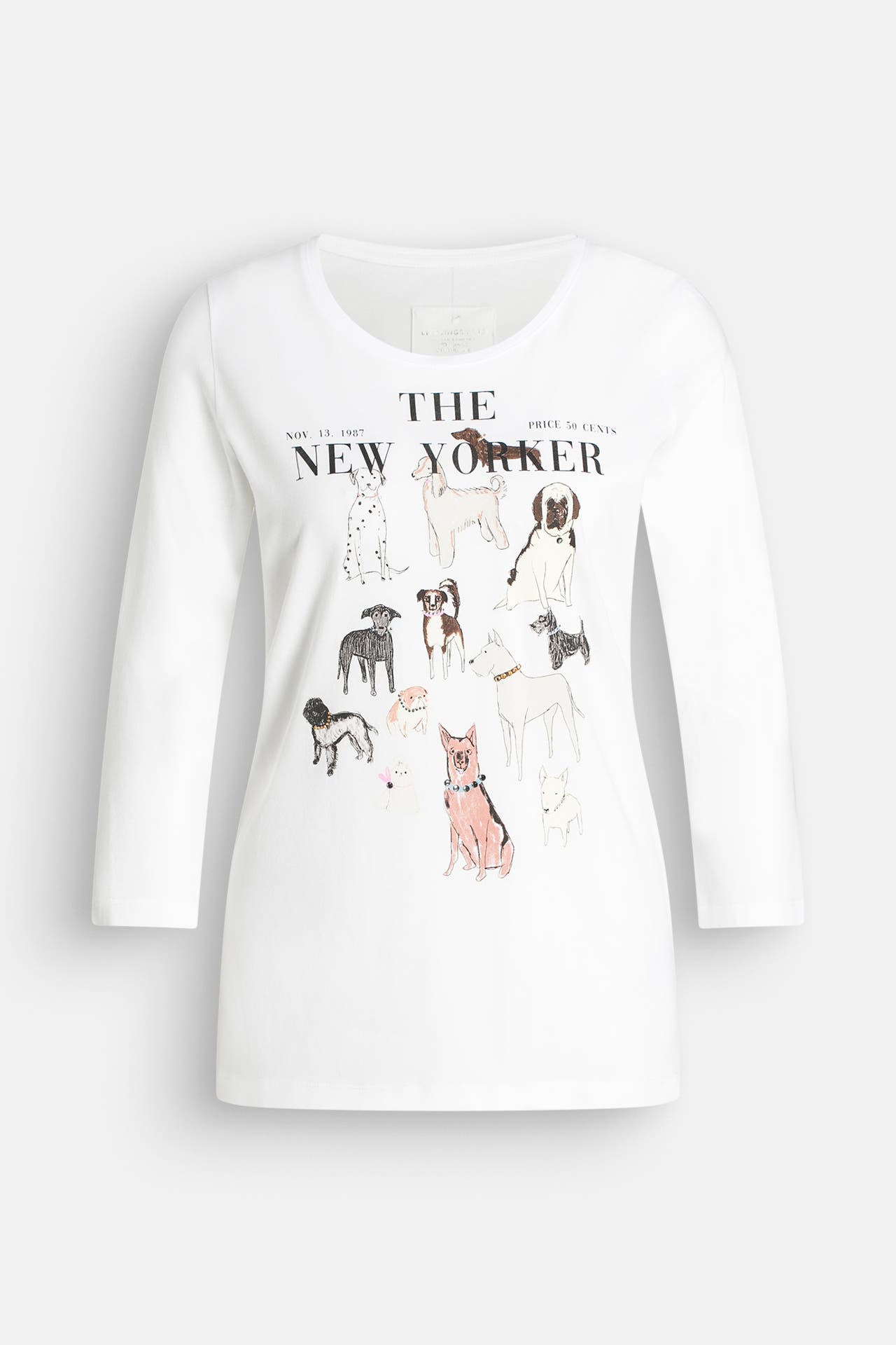 LIEBLINGSSTÜCK Longsleeve weiß, Bild 1
