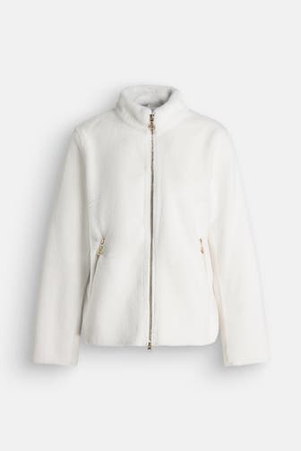 SPORTALM Kunstpelz-Blouson weiß