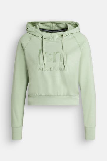 SUPER.NATURAL Hoodie pastelgrün