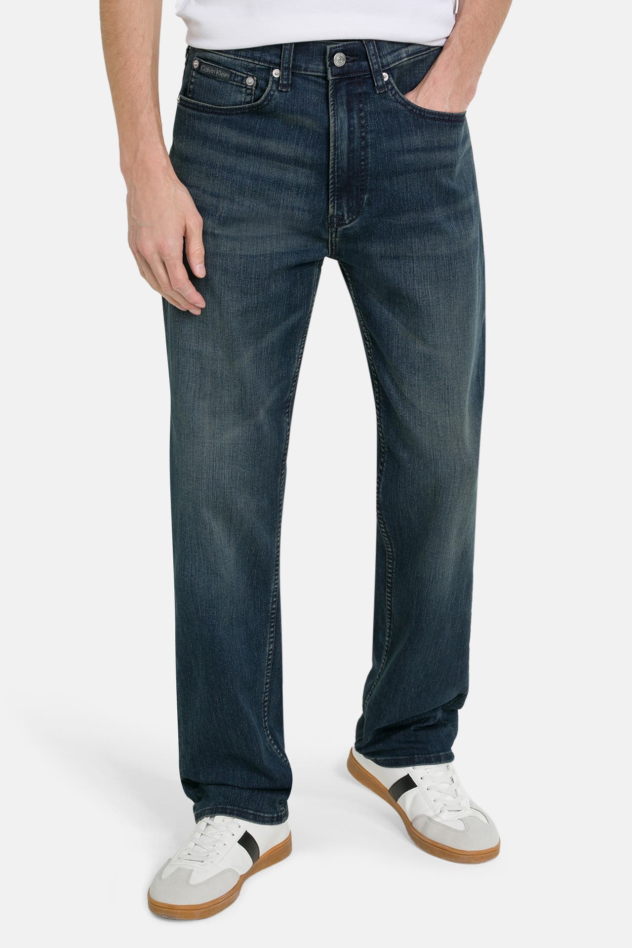 CALVIN KLEIN Jeans dunkelblau straight, Bild 1