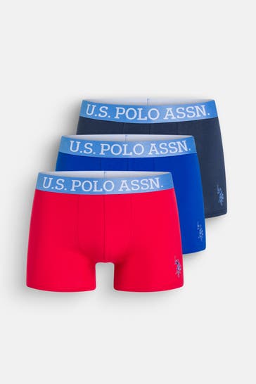 U.S. POLO ASSN. 3er-Pack Boxer Trunks mehrfarbig