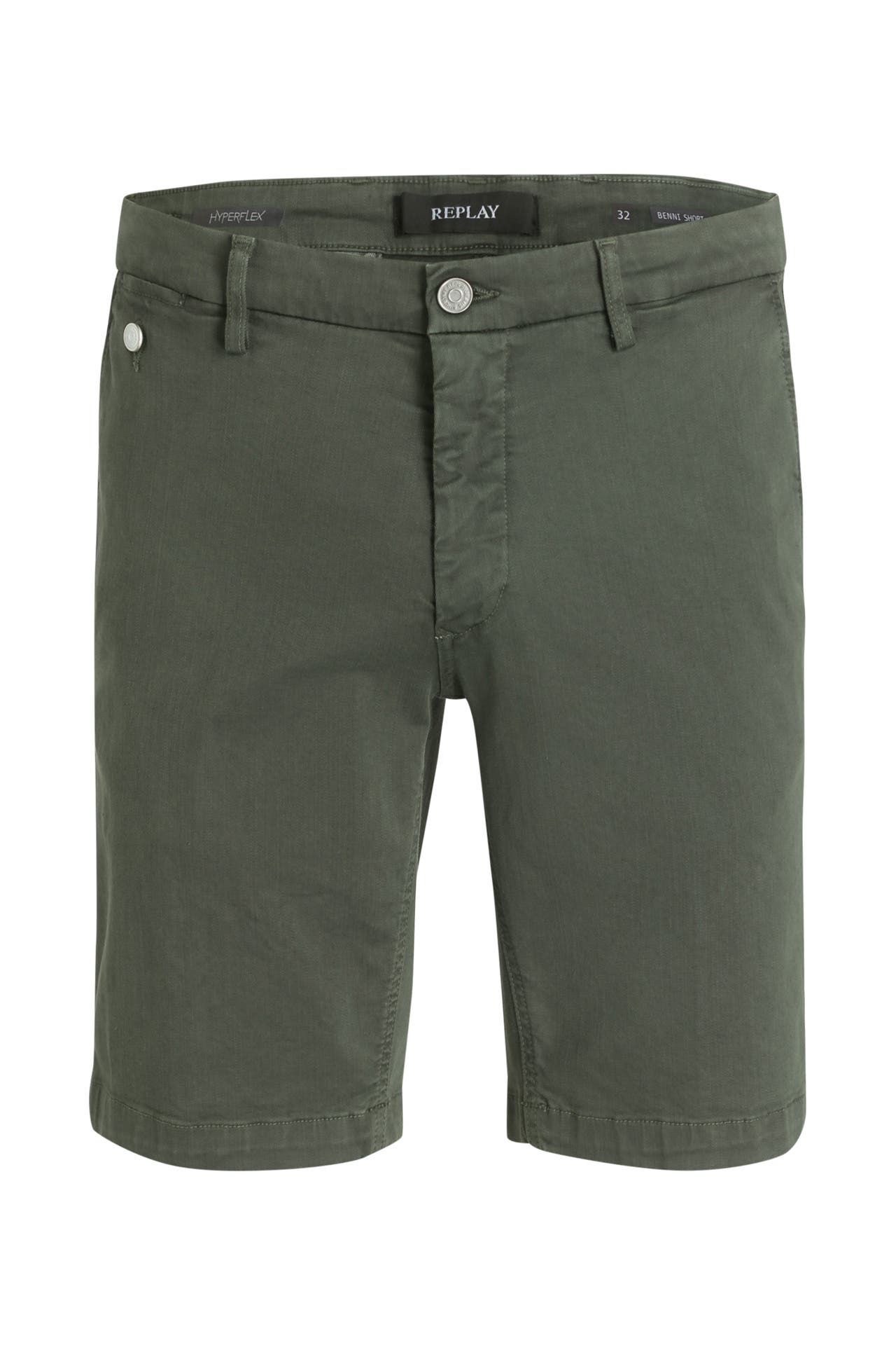 REPLAY Chino-Shorts 'Benni' waldgrün, Bild 1