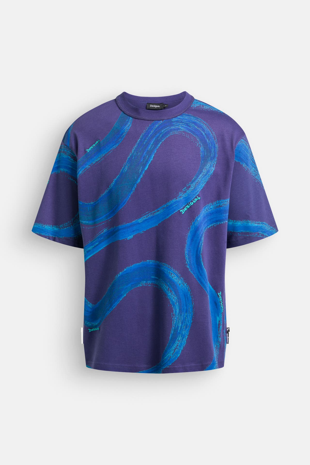 DESIGUAL T-Shirt dunkellila, Bild 1