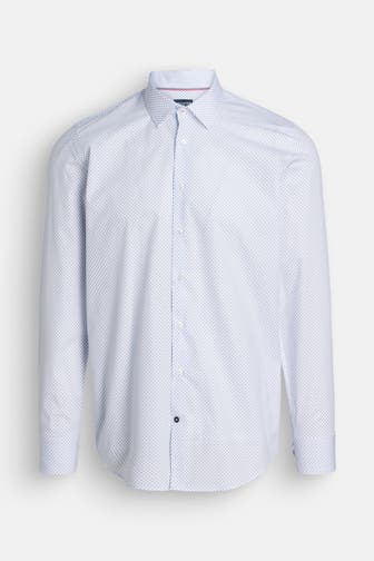 HECHTER Paris Business-Hemd 'Kent' hellblau gemustert