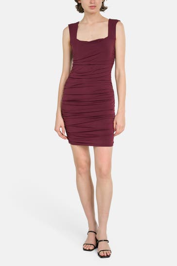 GUESS Minikleid 'Nathaly' burgunder