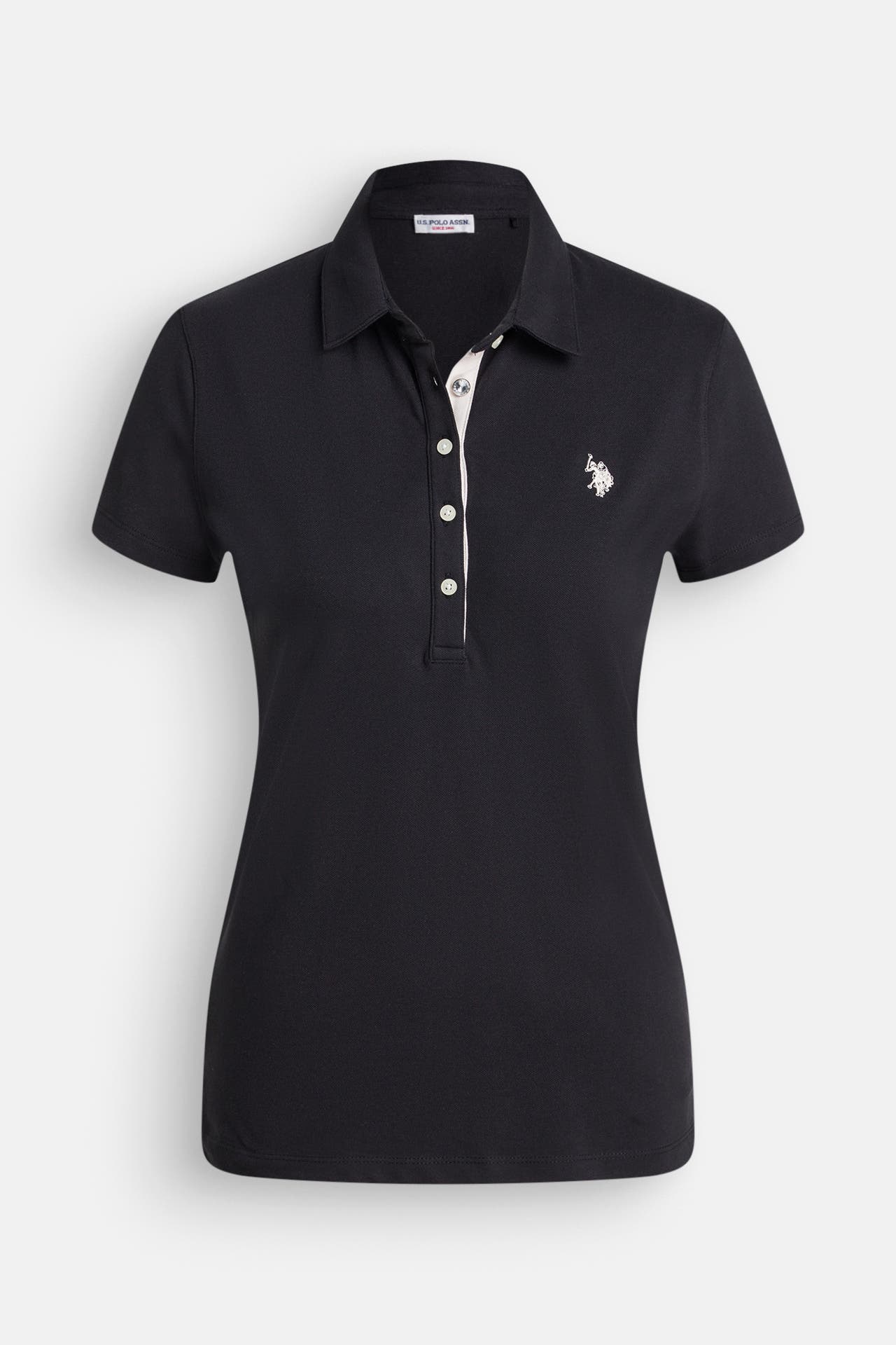 U.S. POLO ASSN. Polo-Shirt 'Sebi' schwarz, Bild 1