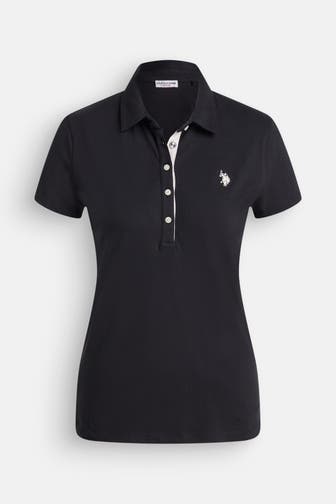 U.S. POLO ASSN. Polo-Shirt 'Sebi' schwarz