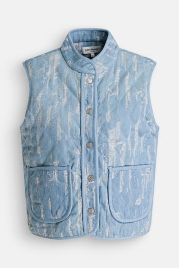 LOLLYS LAUNDRY Steppweste hellblau