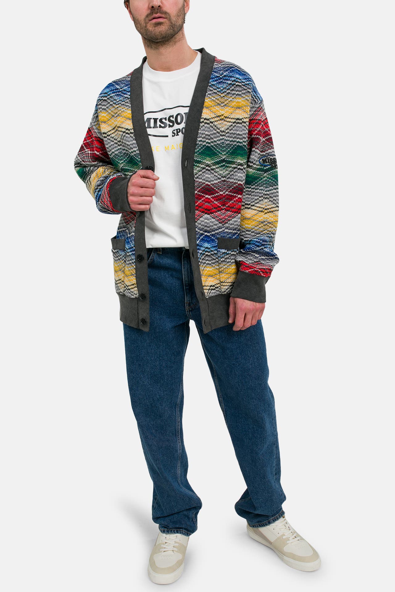 MISSONI Wollmix-Strickjacke mehrfarbig, Bild 1