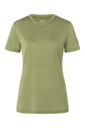 SUPER.NATURAL Funktionsshirt oliv