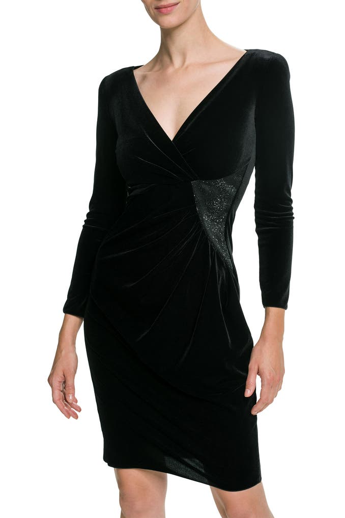 Samtkleid EMPORIO ARMANI Samtkleid schwarz » günstig online kaufen