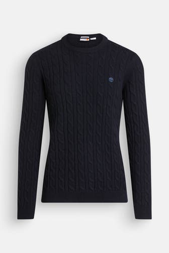 TIMBERLAND Wollmix-Pullover nachtblau