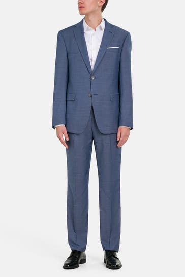 JOOP! Schurwollmix-Anzug 'Finch' graublau