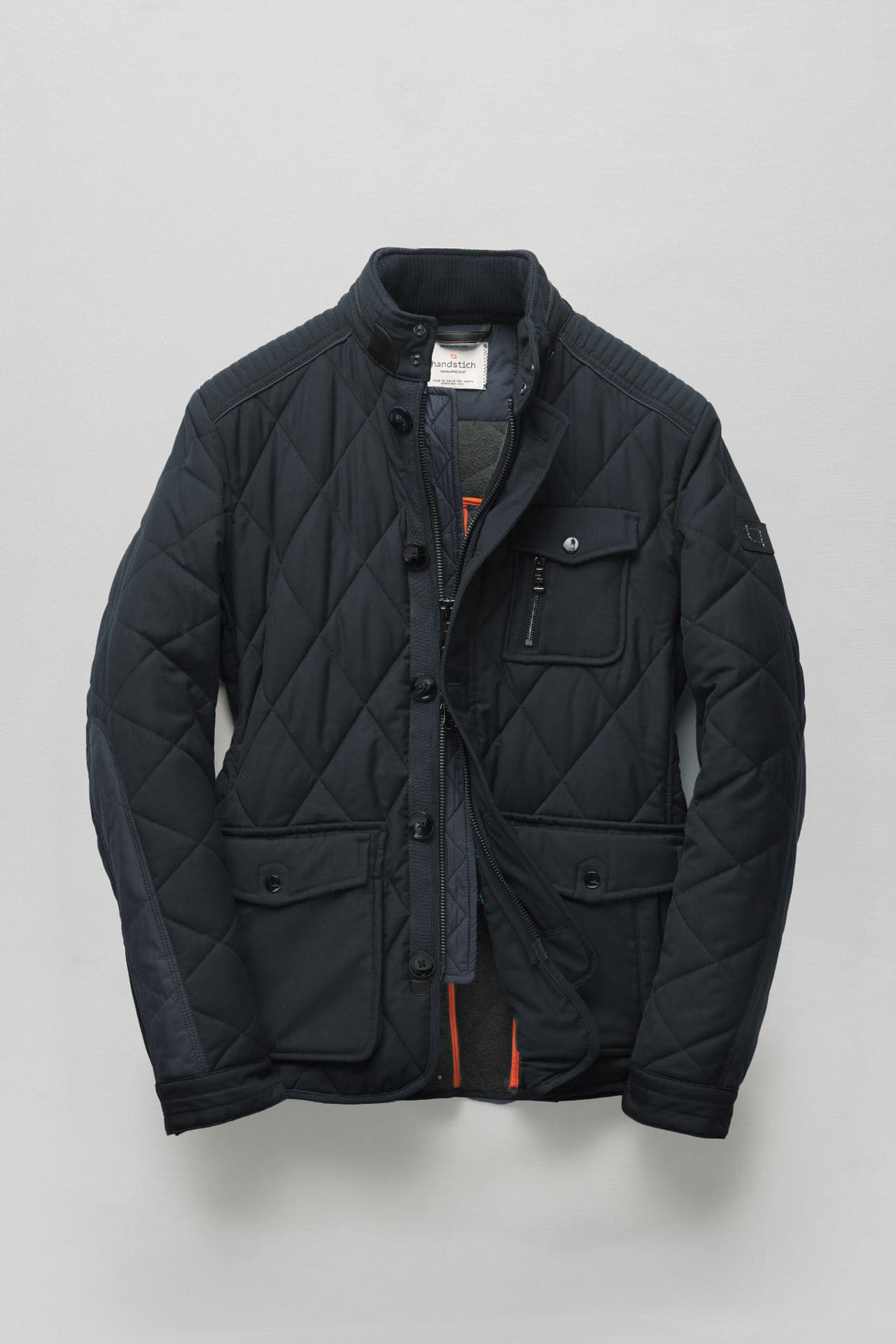 HANDSTICH Light-Steppjacke 'Kent' dunkelblau, Bild 1