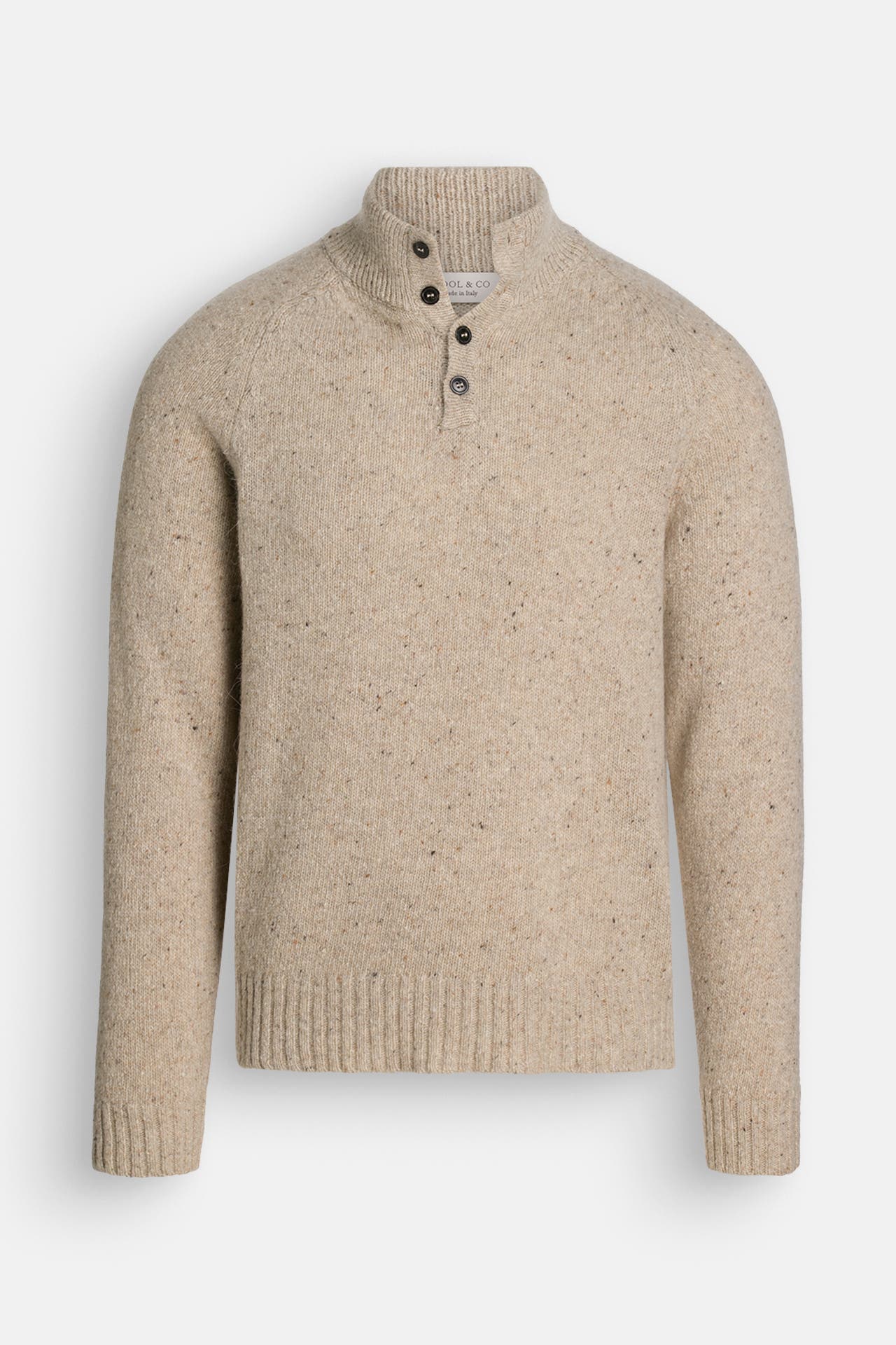 WOOL & CO Wollpullover beige, Bild 1