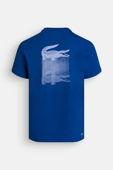 LACOSTE T-Shirt blau
