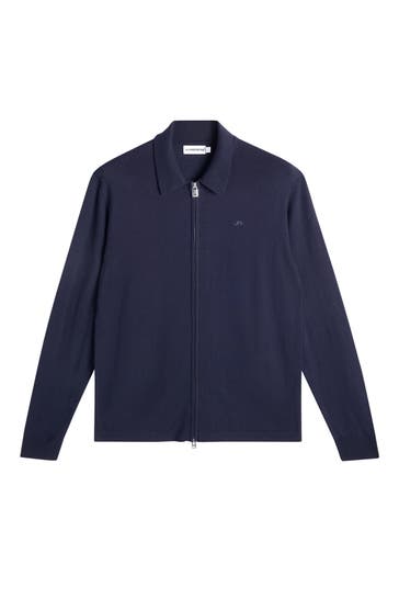 J.LINDEBERG SPORTSWEAR Strickjacke nachtblau