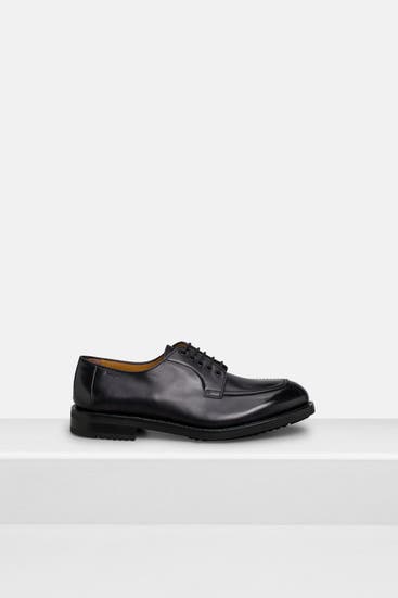FERRAGAMO - Lederschnürer 'Nizza' schwarz
