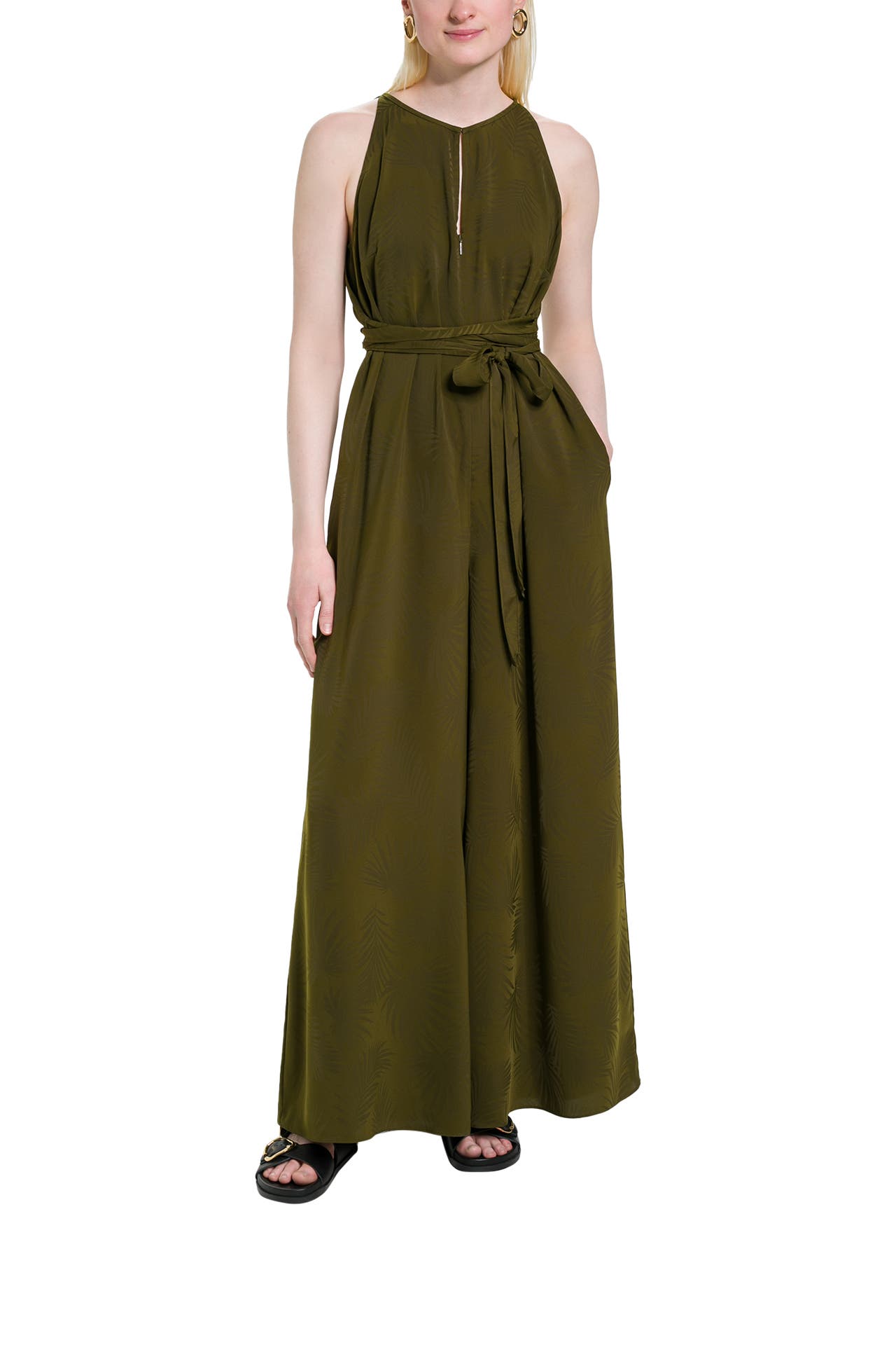 Ted baker khaki jumpsuit discount