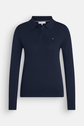 TOMMY HILFIGER Strickpullover dunkelblau