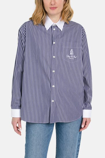 SPORTY & RICH Bluse 'Vendome' gestreift