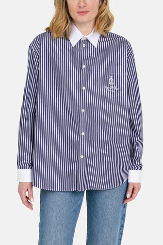 SPORTY & RICH Bluse 'Vendome' gestreift