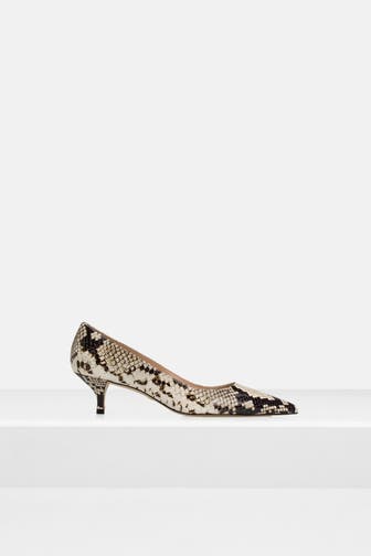 STUART WEITZMAN Leder-Pumps 'Stuart' gemustert