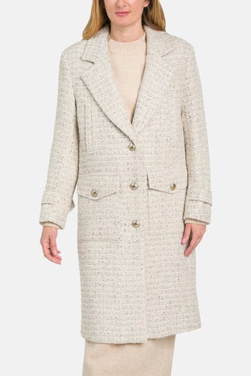 RIANI Bouclé-Mantel beige