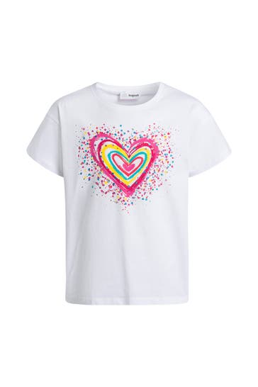 DESIGUAL T-Shirt weiß
