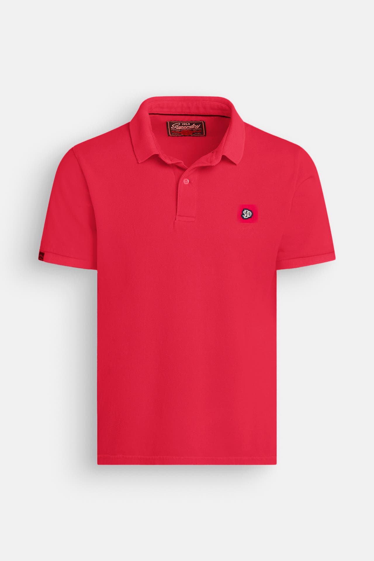 SUPERDRY Polo-Shirt 'Vintage Destroy' rot, Bild 1