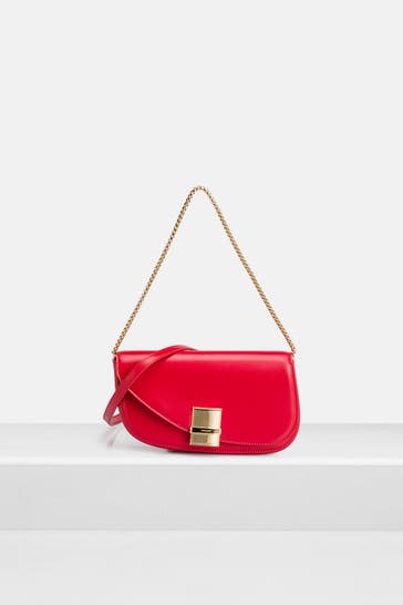 FERRAGAMO Handtasche 'Fiamma' rot