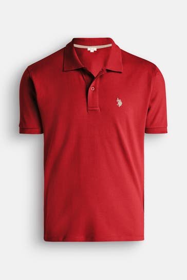 U.S. POLO ASSN. Polo-Shirt rot