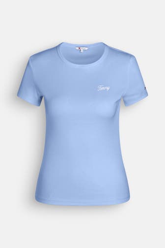 TOMMY HILFIGER T-Shirt hellblau