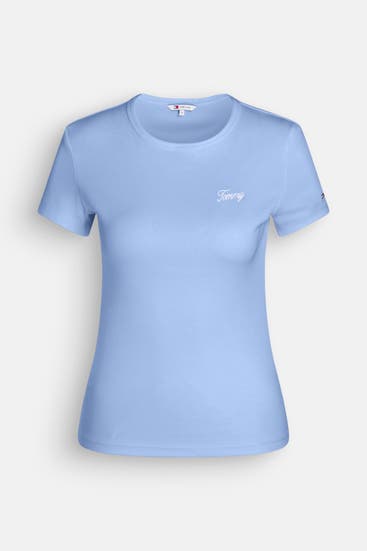 TOMMY HILFIGER - T-Shirt hellblau