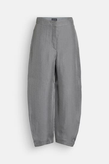 EMPORIO ARMANI Stoffhose grau