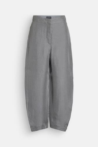 EMPORIO ARMANI Stoffhose grau