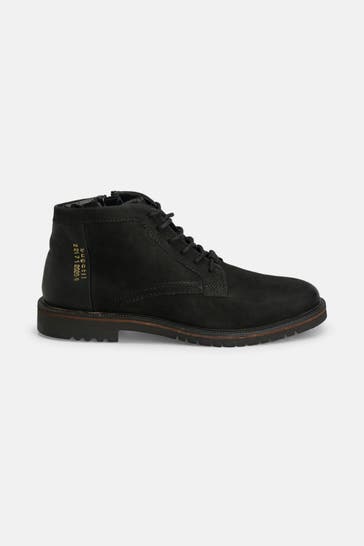 BUGATTI Leder-Boots 'Seve' schwarz