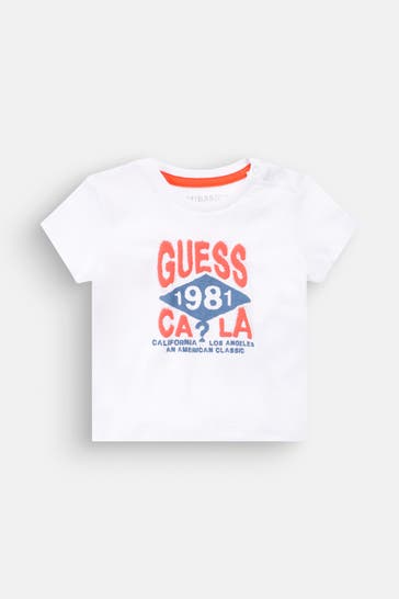 GUESS T-Shirt weiß