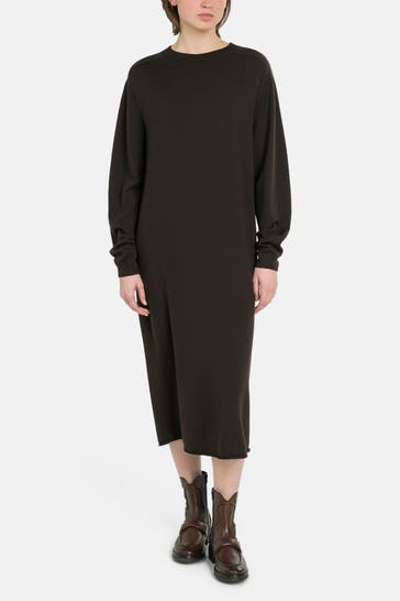 DRYKORN Wollkleid 'Amarlia' dunkelbraun