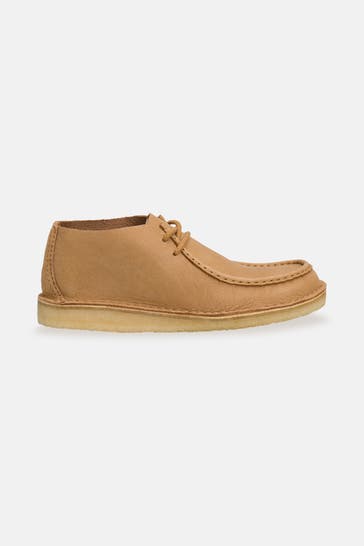 CLARKS Lederschnürer 'Desert Nomad' braun