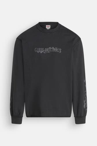 GUESS Longsleeve schwarz