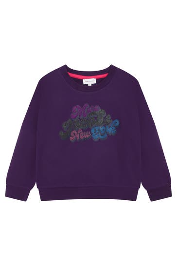 MARC JACOBS Sweatshirt dunkellila